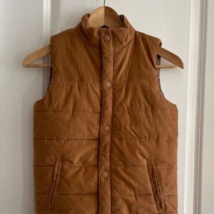 Tommy Bahama Boy’s Brown Quilted Vests- Size M 7/8
